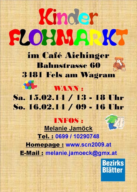 Kinderflohmarkt in Fels am Wagram