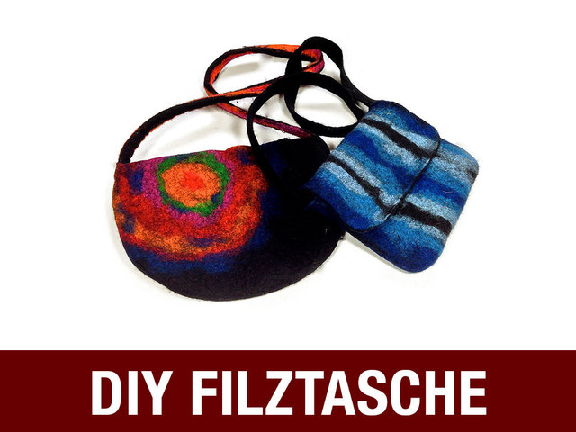 Filz-Set für runde oder eckige Filztaschen