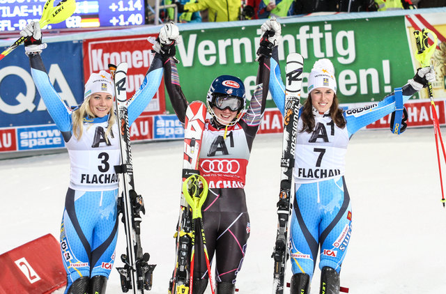 Das Siegertrio von Flachau | Foto: Gerald Zangerl