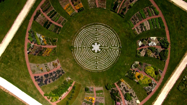 Vogelperspektive: Stiftgarten St. Lambrecht | Foto: RANfilm