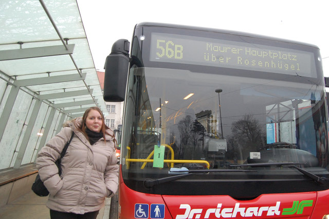 "Das wird vor allem am Abend besser", freut sich Dominique Ebner auf die kürzeren Busintervalle.