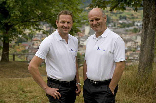 Geschäftsstellenleiter Hannes Schlick und Geschäftsführer Josef Rainer. Die beiden sind die Ansprechpartner in den Niederlassungen in Salzburg und Tamsweg. | Foto: Rupert Mühlbacher