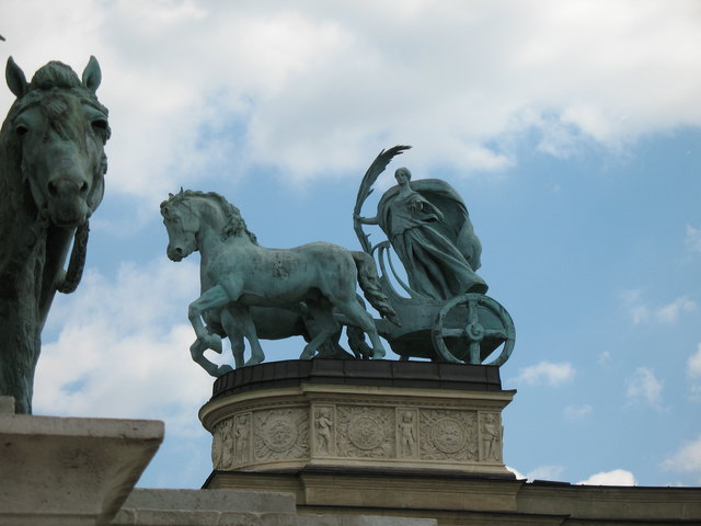 Teilansicht des Heldendenkmal