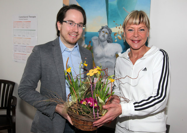 Sebastian Adami gratuliert Jolanda Thalhammer