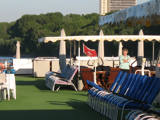 Auf dem Oberdeck