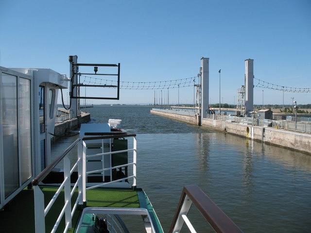 Schleusenausfahrt