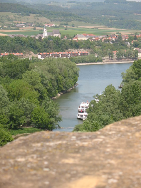 Blick vom Stift zur Donau