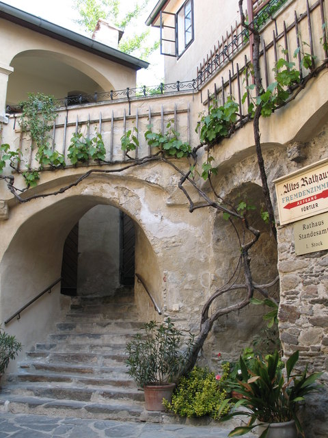 Aufgang zum Rathaus