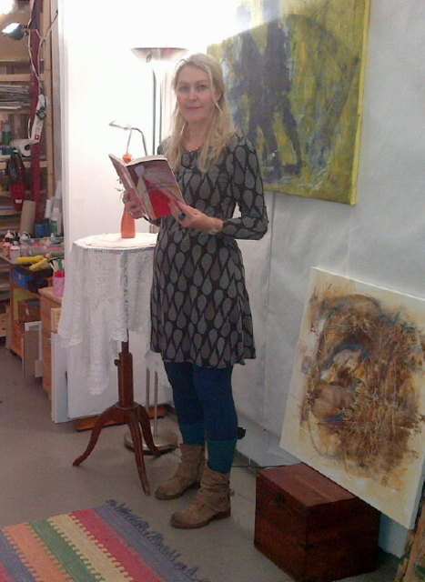 Karin Fibich-Brunner las aus ihrem Buch "Einst fiel ich aus den Sternen".