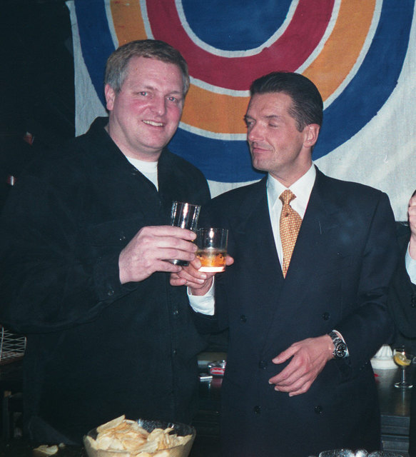 Musiker Falco (r.) war ein gern gesehener Gast in der Wiener Kultdisco U4. | Foto: Privat
