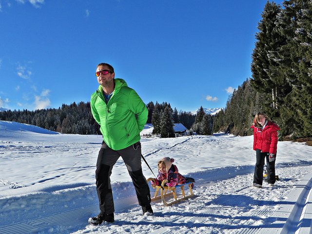 ...unterwegs zur Alm