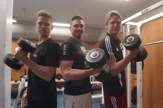 Robert Moser, Lukas Stranger und Nicolai Grabmüller wollen heuer wieder voll durchstarten.