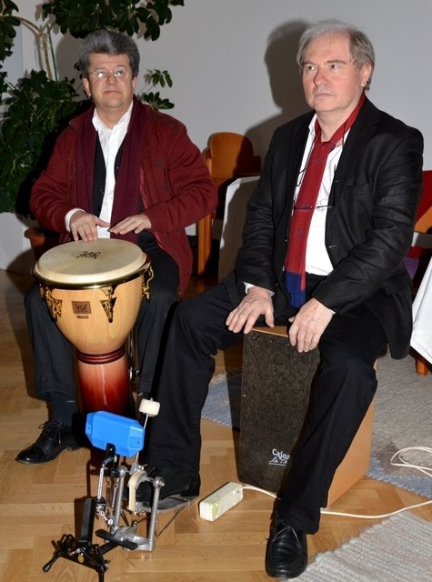 Gerald Seper und Pfarrer Stefan Renner