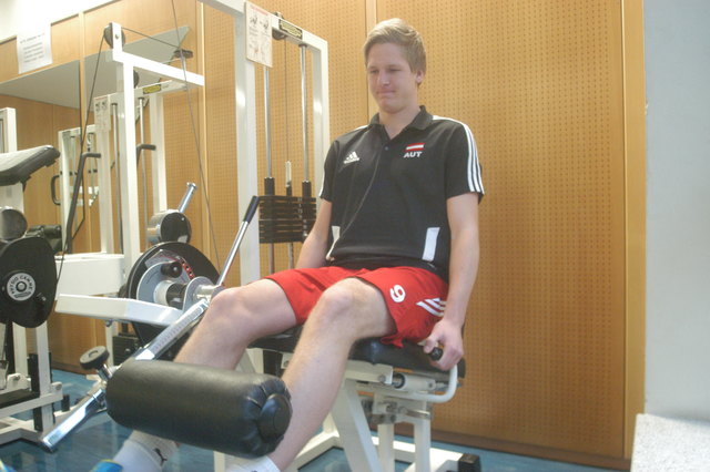 Optimale Trainingsbedingungen für Nicolai Grabmüller in Rif.