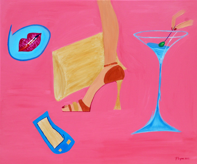 Art - Pop Art - Pop Art Künstler - Pop Art Kunstwerk I`m It girl