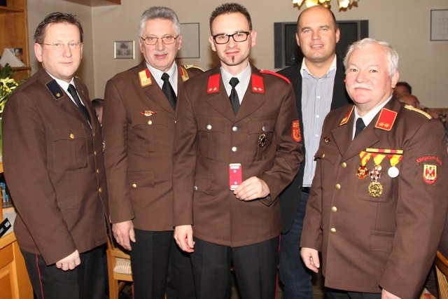 Jahreskonferenz mit Dieter Wirth, lfred Kloiber, Mario Peischl, Mario Trinkl und Walter Janger (von links) | Foto: Martin Hafner