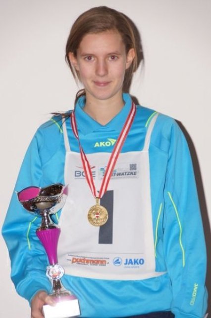 Melanie Gamper mit der Goldmedaille | Foto: KK