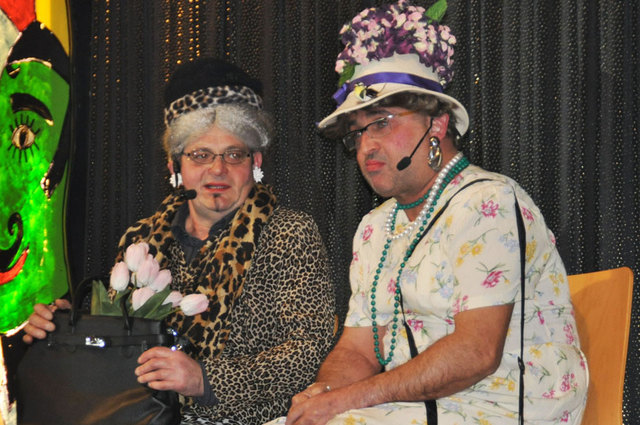 Waltraud und Mariechen sind heuer zum letzten Mal dabei. | Foto: Faschingsverein Frankenburg