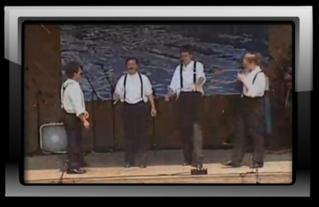 Herren-Team der 'Cane Creek Cloggers', Chapel Hill, North-Carolina, USA