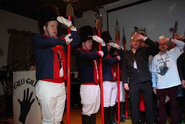 Stramm gestanden und "Gilli-Gilli" hieß es für die Gilde St. Gilgen.