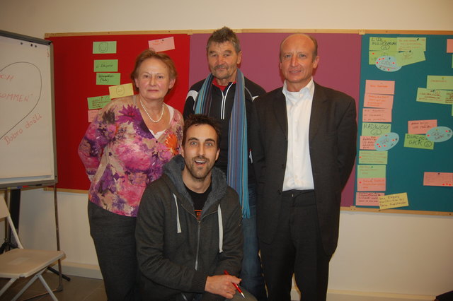 Engagiert in der Gruppe Wienerberg: Maria Grcic, Helmut Wiederstein, Alfred Wunderl-Auner (v.l.) und Andreas Koch.