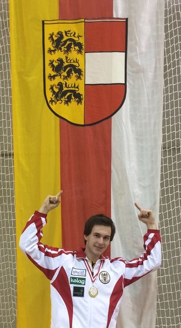 Daniel Sebastian Uschounig freut sich über die Nominierung für die Weltmeisterschaft in Frankreich | Foto: KK