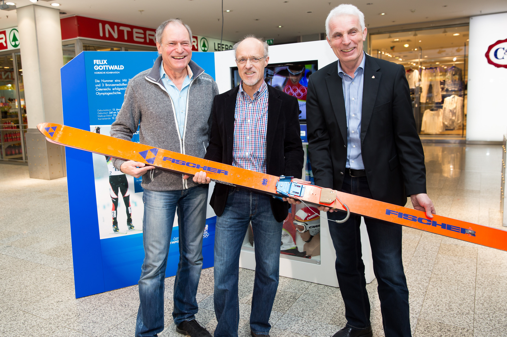 Toni Innauer besucht „Olympic Spirit“ im SILLPARK Innsbruck