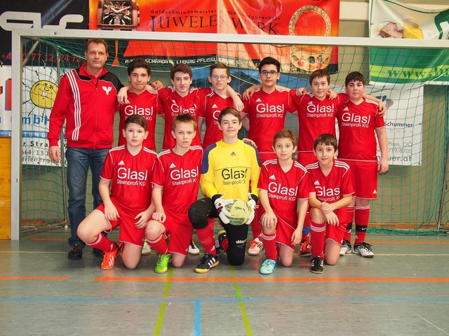Die U14 Mannschaft des SK Schärding erspielte sich beim Schärdinger Stadtcup in der Bezirkssporthalle den Sieg.