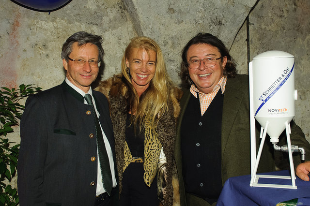 Reinhard Schretter, Künstlerin Patricia Karg und Edi Fröschl jun. | Foto: Lackner