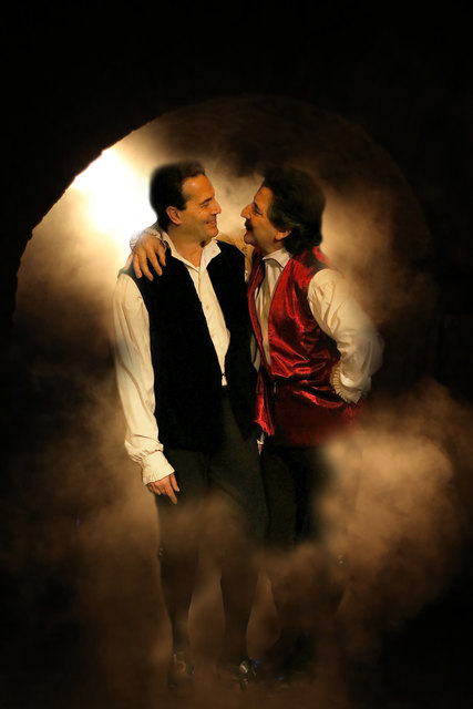 Der junge Faust Peter Fernbach, der alte Mephisto Alfons Noventa. | Foto: Bühne im Berg