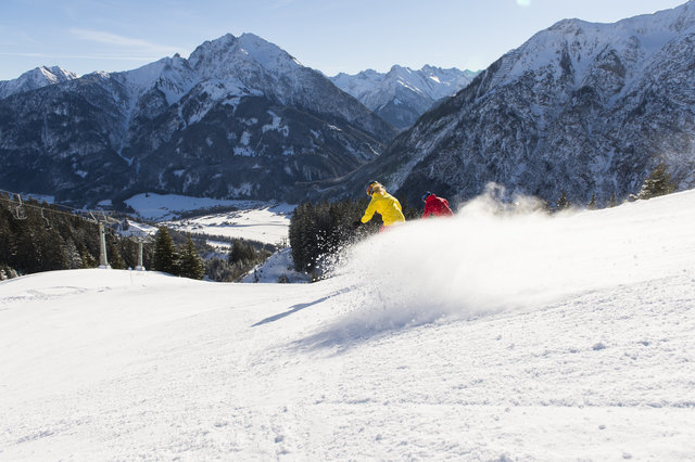 Der ganz große Schnee ist heuer bisher ausgeblieben, die Bedingungen sind dennoch sehr gut. | Foto: Skilifte Warth