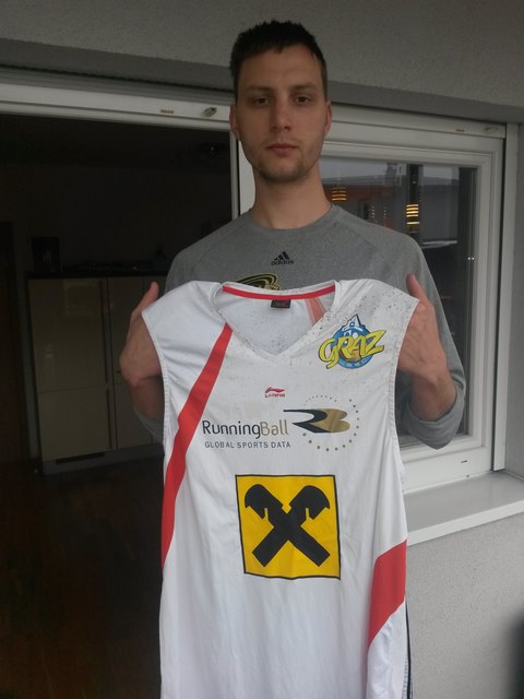 Neuzugang: Bis Saisonende wird Brett Thompson den Dress des UBSC Graz tragen.
