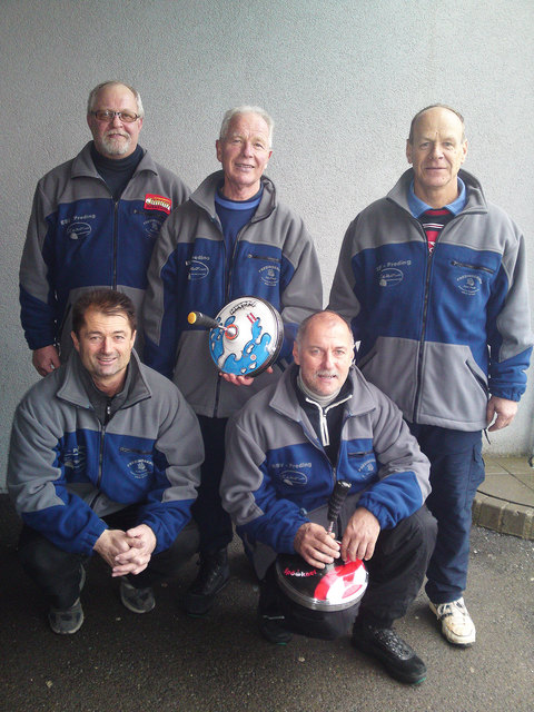 von links vorne: Ponsold Alfred und Almer Karl; links hinten: „ASA Pauli“, Gumhold Rudolf und „Hebbi“ Reiter. | Foto: KK