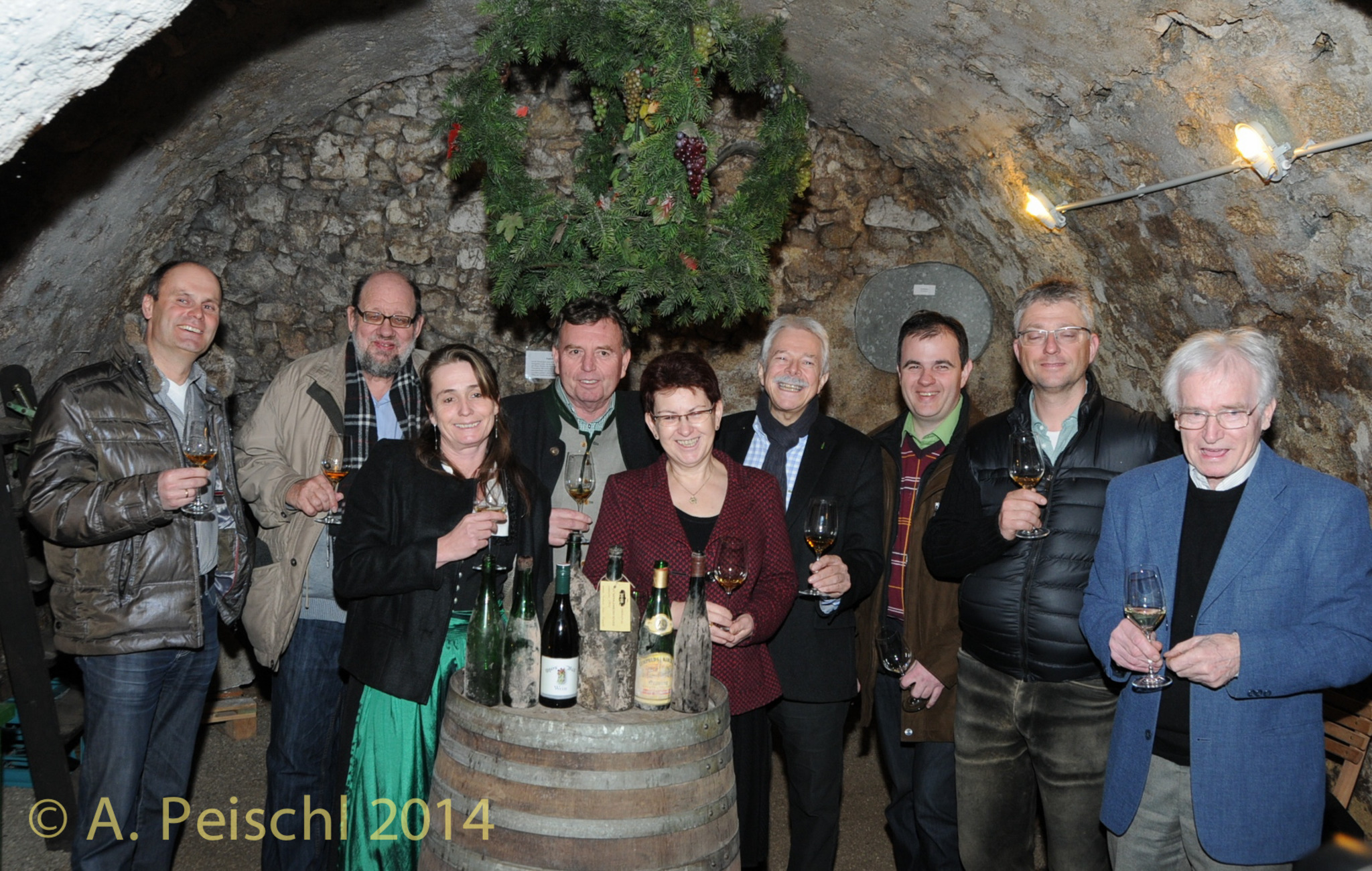 DezennienWeinverkostung in der Ortsvinothek Mödling