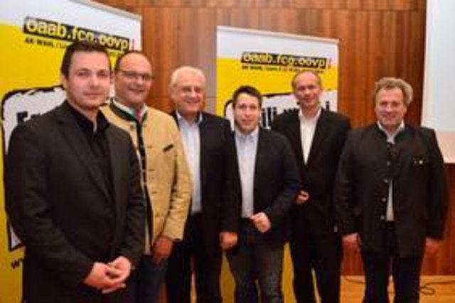 v.l.n.r.: Hermüller, Linser, Feilmair, Haider, Schatzl, Silmbroth