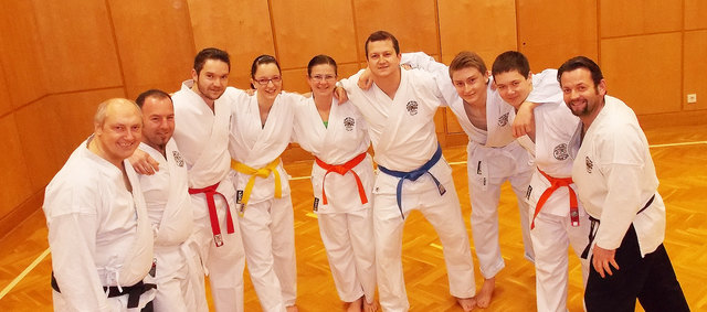 Das ambitionierte Team des Weizer Hapkido Vereins freut sich auf den neuen Anfängerkurs. | Foto: KK