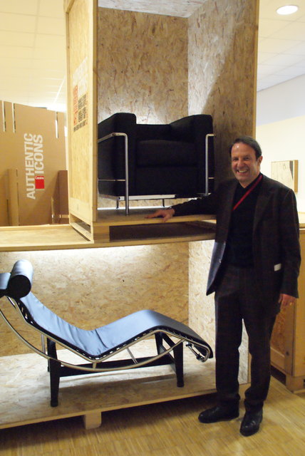 Galerist und Designexperte Clemens Rhomberg richtet die diesjährige große Sonderschau "Le Corbusier & The Authentic Icons" aus.