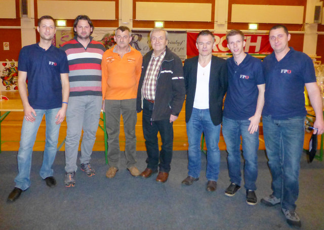 V. l.: Manfred Bauer, Christoph Grasmuck, Josef Nuster, Alois Bodenlenz, Herbert Zaff, Robert Wölfler, Ernrico Gammel | Foto: KK