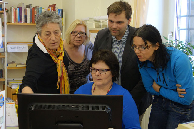 Anna Kastner, Hermine Nedbal,  Annemarie Ellinger, Lukas Michlmayr, Rosa Stockinger | Foto: Michlmayr