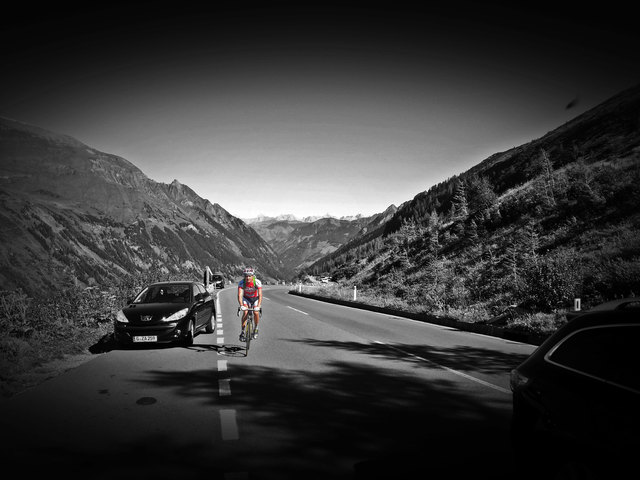 Ho un sogno ... Ich habe einen Traum -  seit 2 Jahren, als ich mit dem Radsport begonnen habe, von der außergewöhnlichen Herausforderung ... die Teilnahme beim Ötztaler Radmarathon!