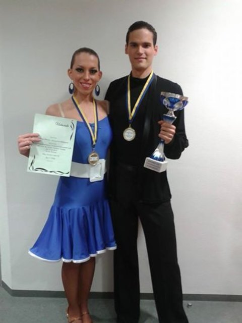 Jacqueline Mokrzycki und Andreas Weiner vom Tanzstudio Apollo21 siegten bei der NÖ Landesmeisterschaft in der Latein D-Klasse!