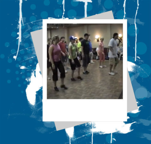 Clogging-Instructor Scotty Bilz lehrt den Tanz 'Call Me Maybe'