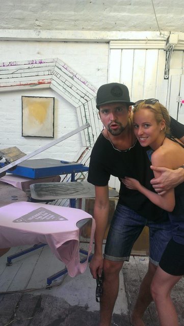 Den Künstlern Jimmy und Sara ist Spaß bei der Arbeit enorm wichtig. | Foto: Atelier Aufwind