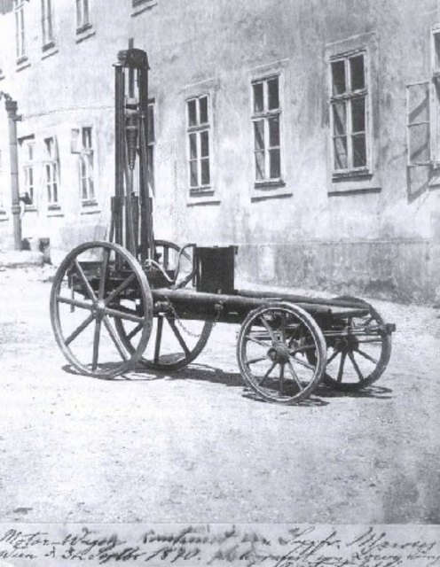 Erster Marcus-Wagen, ein motorisierter Handwagen (1870, existiert nicht mehr) | Foto: Infrogmation