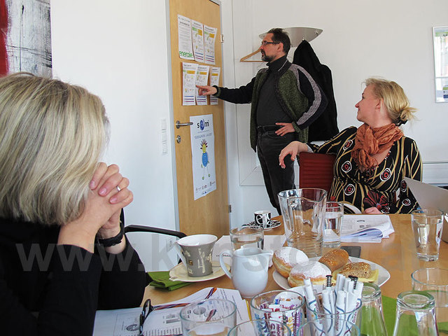 Von links: Isabella Braunstein, Kurt Schauer und Iris Absenger-Helmli