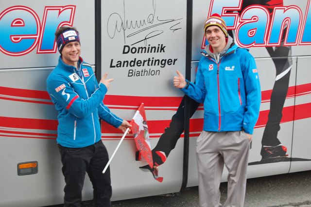 Niklas Köck und Markus Bader freuen sich über ihre gute Form. | Foto: Foto: smpr.at
