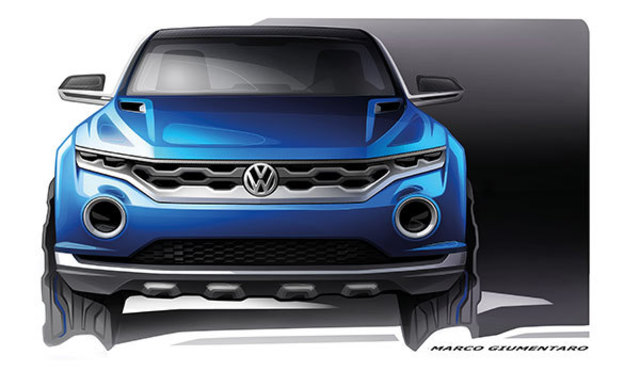 Mit dem T-ROC präsentiert Volkswagen ein weiteres SUV-Konzept.