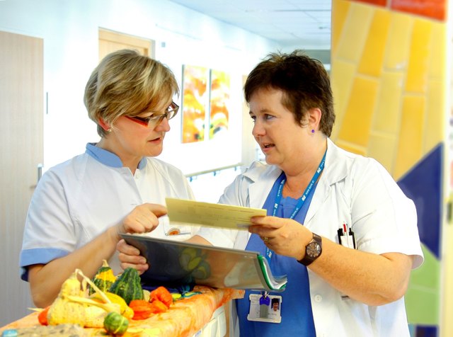 Im Landes-Krankenhaus Steyr sind 83 Prozent der 884 Pflegefach- und Pflegehilfskräfte weiblich. Aber auch in der Medizin und den medizinisch-technischen Berufen sind bereits 62 Prozent der Mitarbeiter Frauen. | Foto: gespag