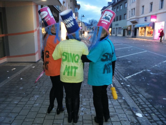 MGVfRAU Knittelfeld - Fasching - "Marsch zum Kulturhaus"