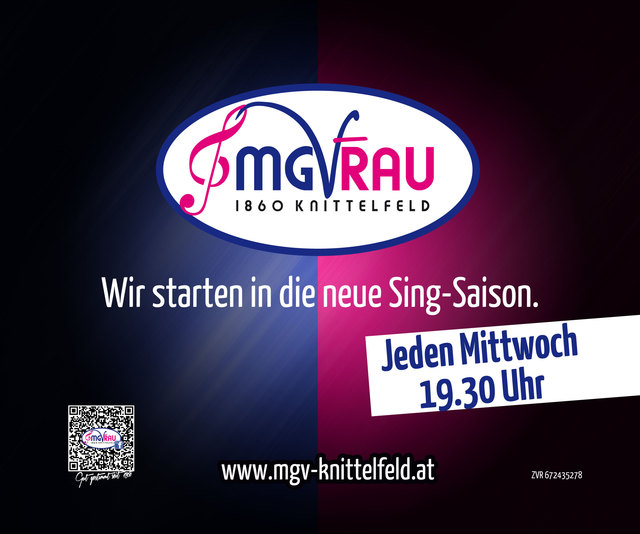 Der Knittelfelder Chor probt jeden Mittwoch, um 19.30 Uhr. Wir freuen uns schon auf ein super Herbstkonzert im Oktober 2014 im Kulturhaus